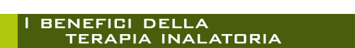 I benefici della terapia inalatoria